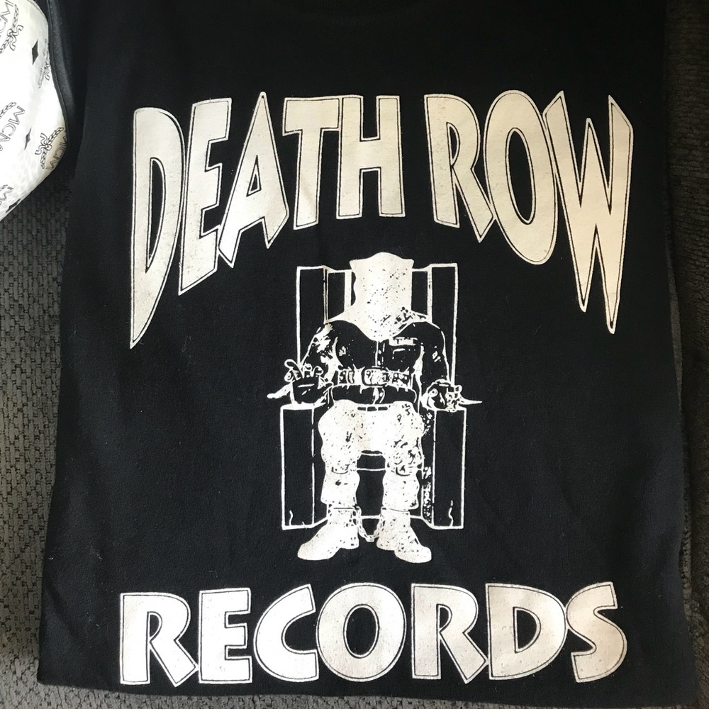 Black Death row long sleeve tee & short sleeve tee
